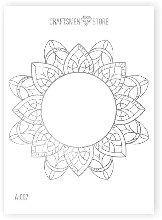 Fine stickers Mandala Collection, 8pcs./pack