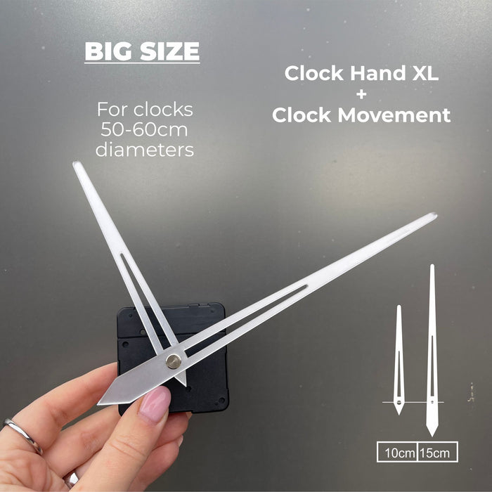 Big Size Clock hand #7 XL + Clock Movement