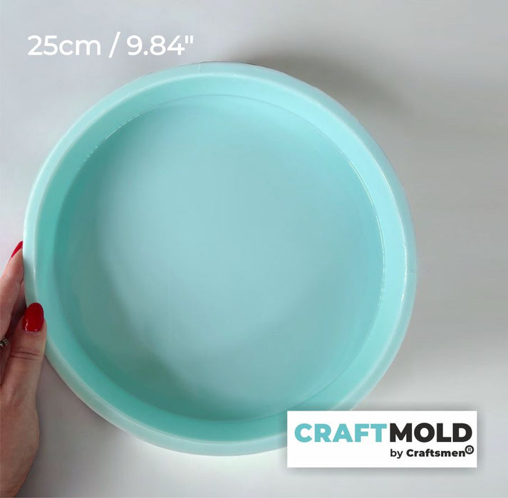 Deep round Big Silicone molds, 25cm/9.84"