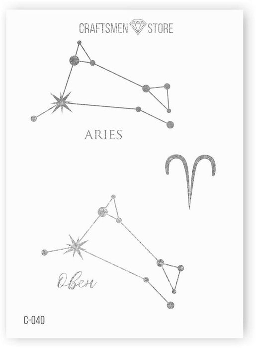 Fine stickers Astrology Collection, 15pcs./pack