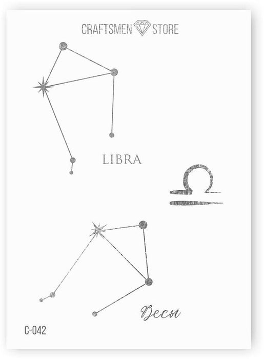 Наклейки изящные Astrology Collection, 15шт./упак.