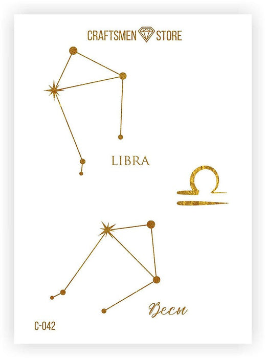 Наклейки изящные Astrology Collection, 15шт./упак.