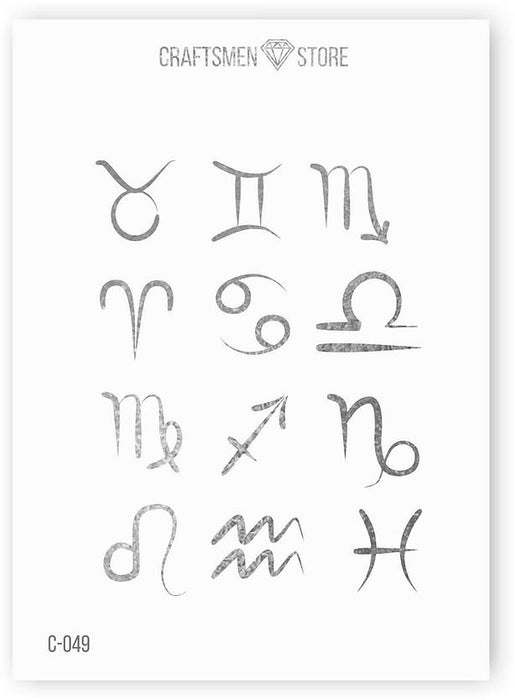 Наклейки изящные Astrology Collection, 15шт./упак.