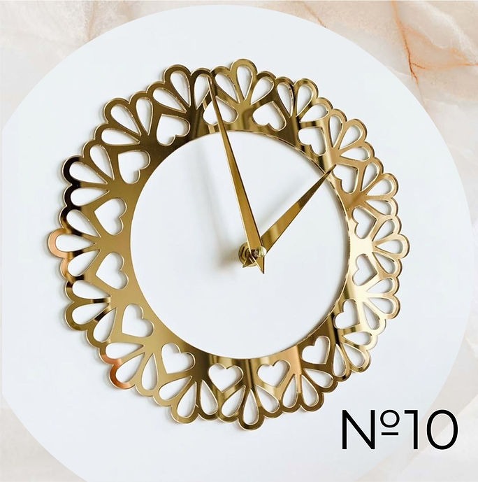 Clock decor #10