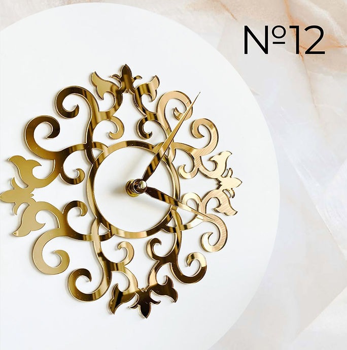 Clock decor #12