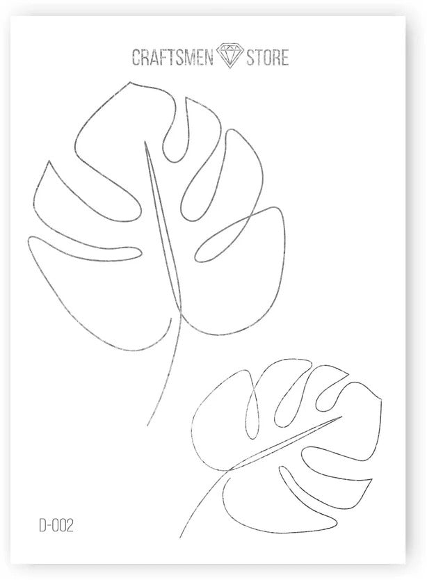 Fine stiсkers Line Art D-002