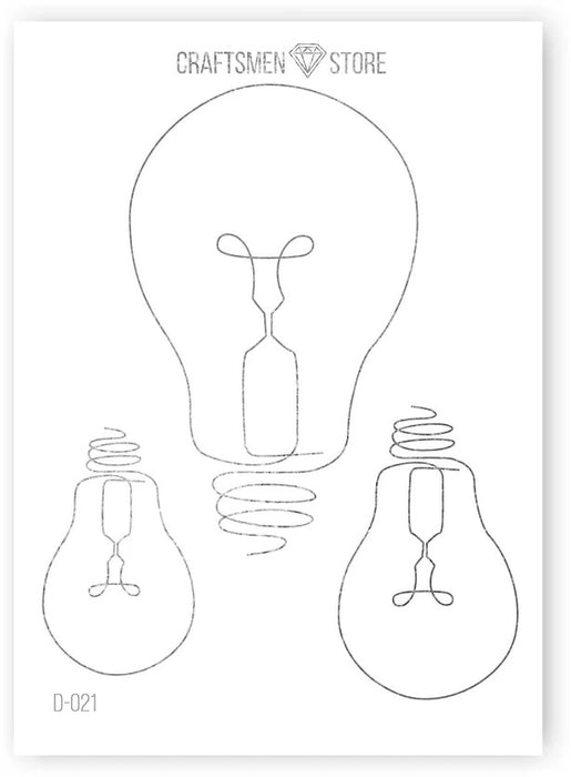 Fine stiсkers Line Art D-021