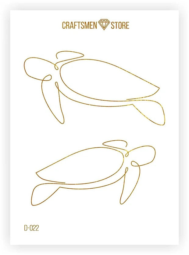 Fine stiсkers Line Art D-022