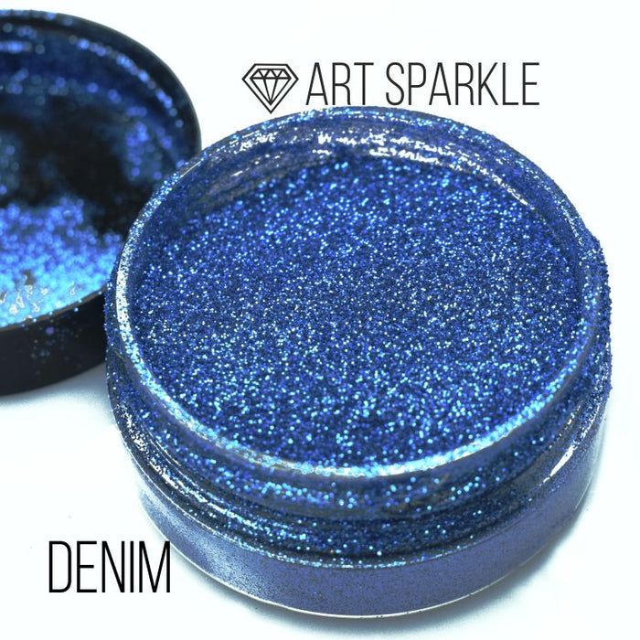 Glitter, Denim, 50 g