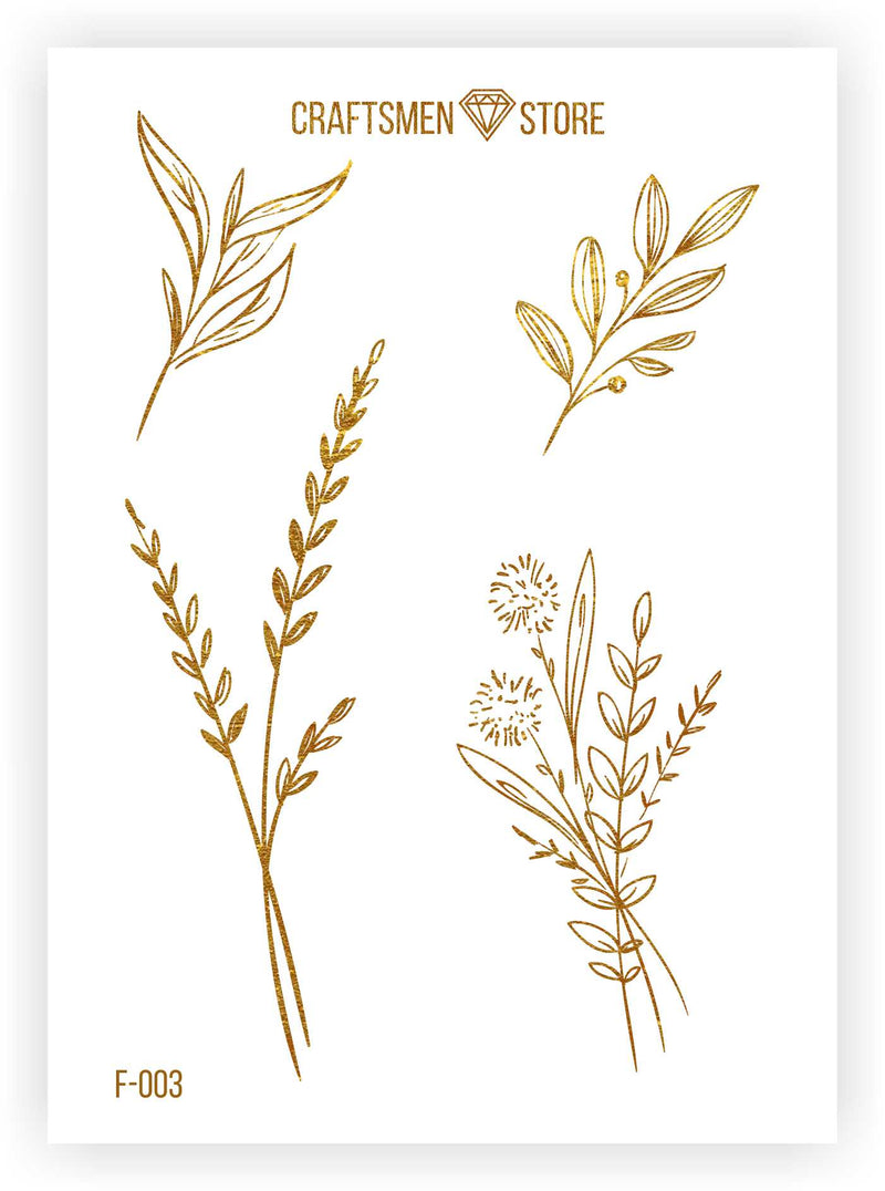 Fine stiсkers Botanica F-003