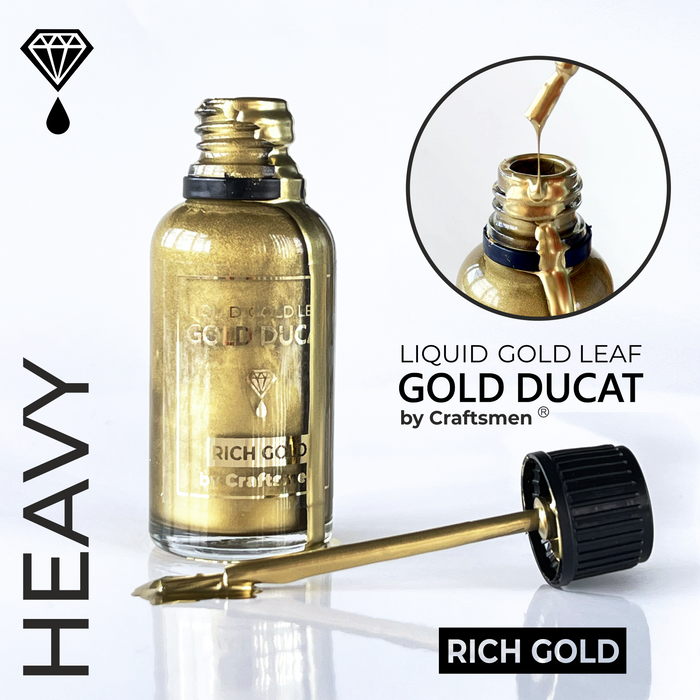 Liquid gold leaf "Gold Ducat", Rich Gold 30ml