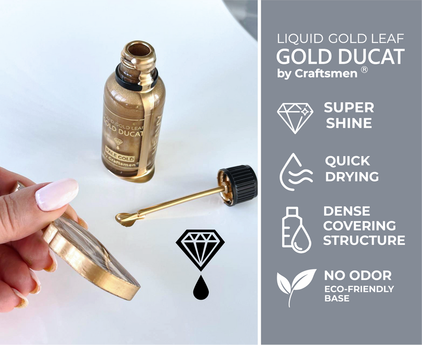 Liquid gold leaf "Gold Ducat", Pale Gold 30ml