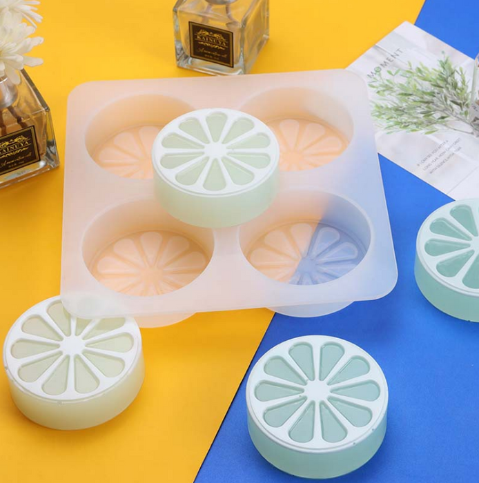 Orange Slices Silicone Mould | Lemon Slices Silicone Mould Bath bombs mold