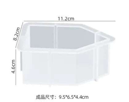 Decoration Epoxy Resin Silicone House Shape Mold