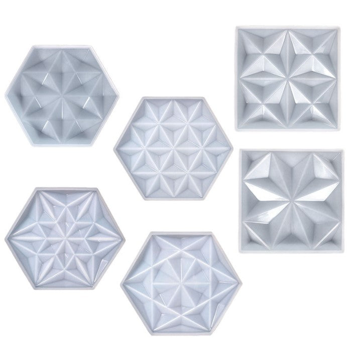 Epoxy Resin Diamond Bottom Mold for Resin Casting
