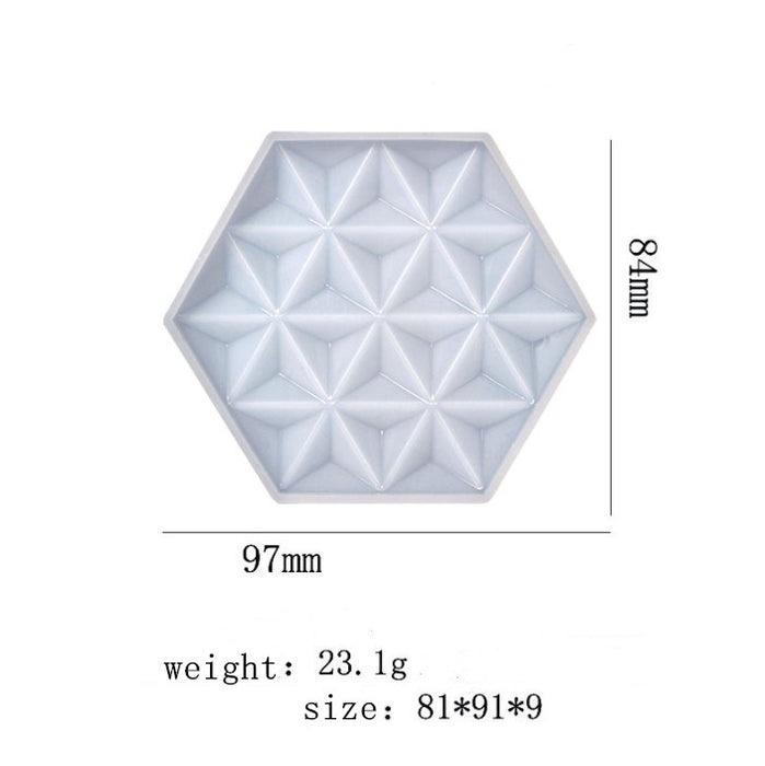 Epoxy Resin Diamond Bottom Mold for Resin Casting