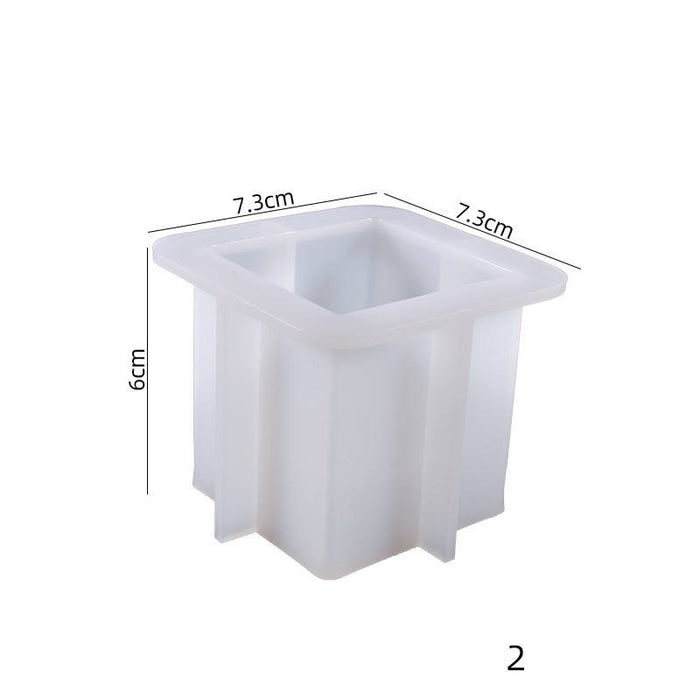 Epoxy Resin Silicone Square Tealight Holder Mold Candle Holder Mold