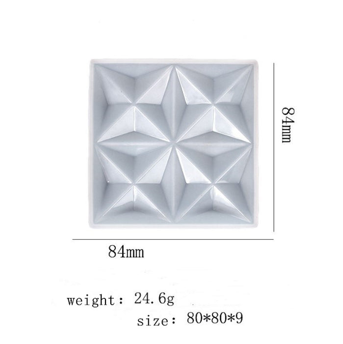 Epoxy Resin Diamond Bottom Mold for Resin Casting