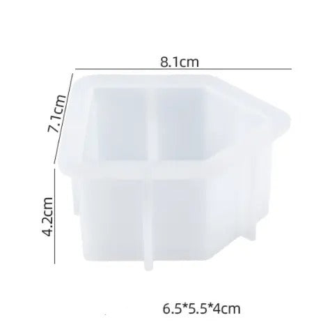 Decoration Epoxy Resin Silicone House Shape Mold