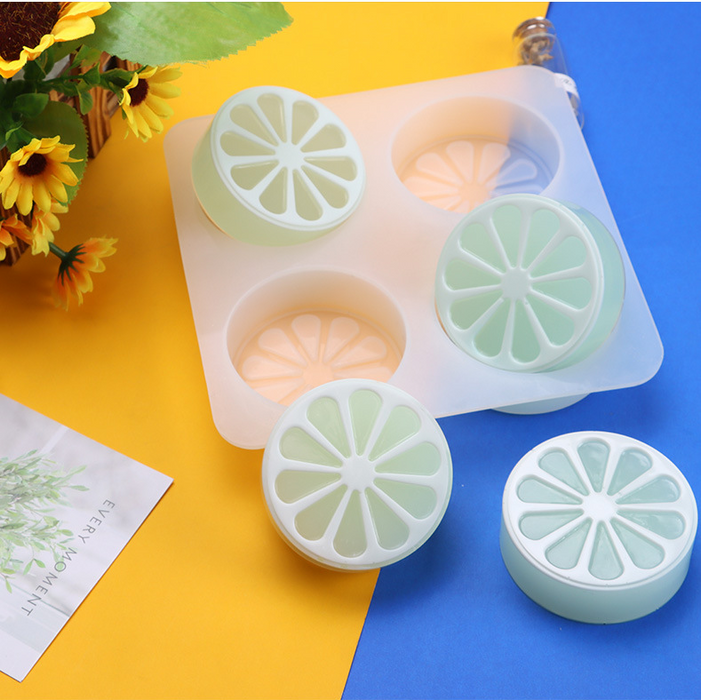 Orange Slices Silicone Mould | Lemon Slices Silicone Mould Bath bombs mold