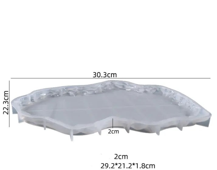 Epoxid-Silikon-Harzform für unregelmäßige Geodenschalen