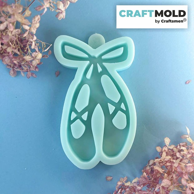 Christmas tree toys silicone mold Pointe shoes Model K34