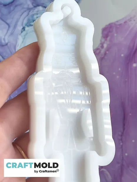 Christmas tree toys/keychain silicone mold Nutcracker Model K50