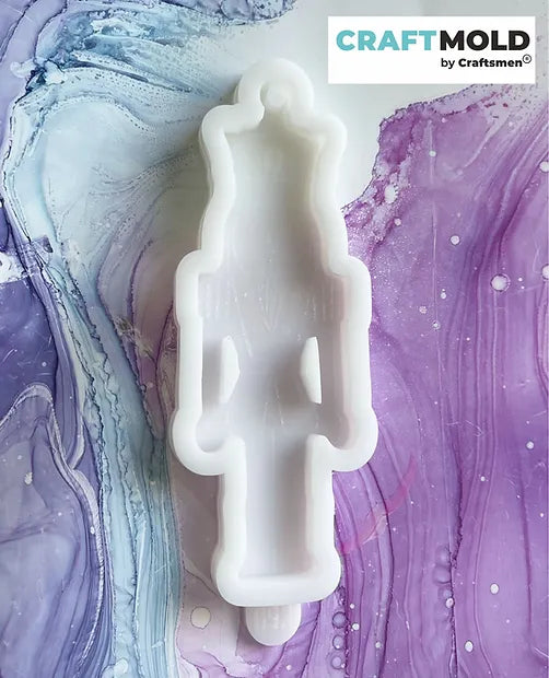 Christmas tree toys/keychain silicone mold Nutcracker Model K50