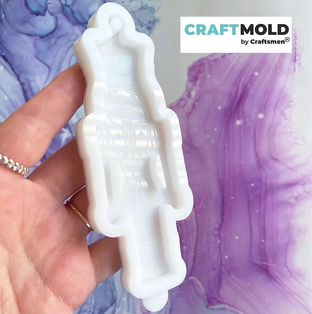 Christmas tree toys/keychain silicone mold Nutcracker Model K50