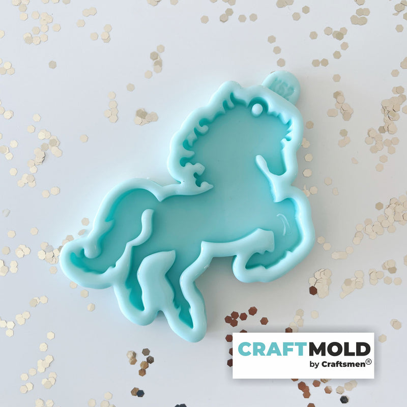 Horse Christmas Ornament Mold K52 for Epoxy Resin