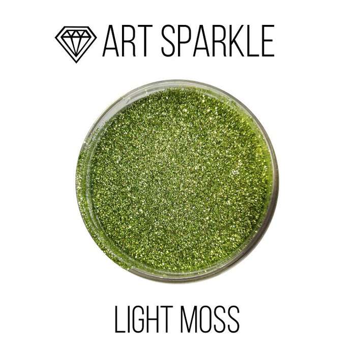 Glitter, Light Moss, 50 g