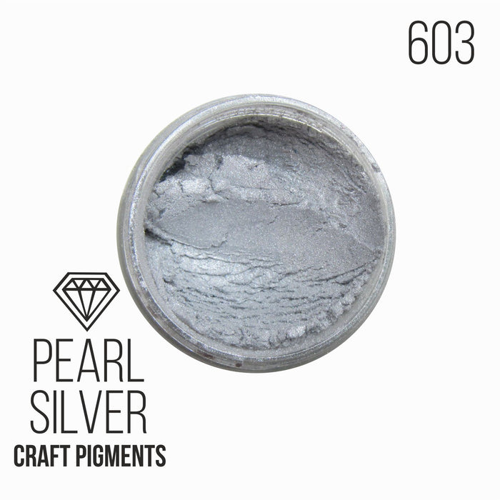 Craft pigment, Pearl Silver