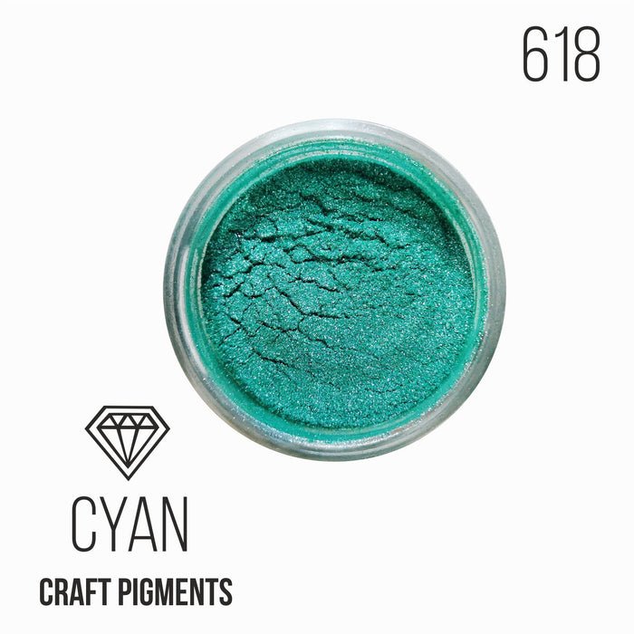 Craft pigment, Cyan