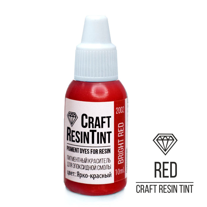 Farbpaste für Harz CraftResinTint, Hellrot, 10ml