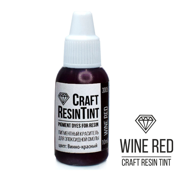 Farbpaste für Harz CraftResinTint, Weinrot, 10ml