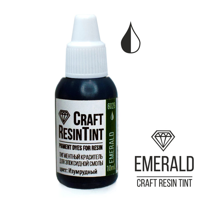 Farbpaste für Harz CraftResinTint, Smaragd, 10ml