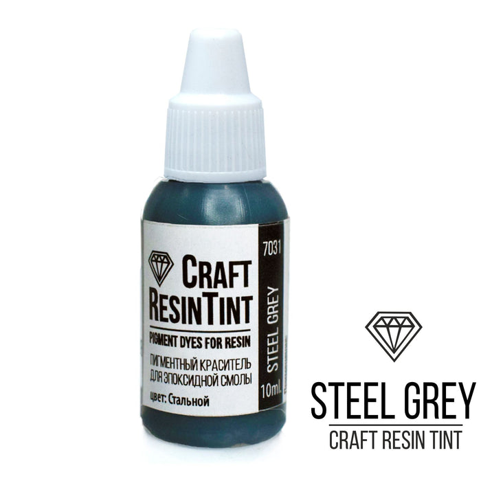 Краситель-паста для смолы CraftResinTint, Steel Grey, 10мл