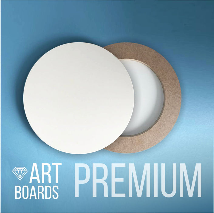 Ink Art & Resin Art Boards Premium Circle on the frame