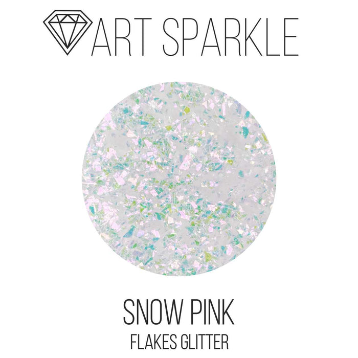 Glitter, FlakesGlitter Series, Snow Pink, 25 g