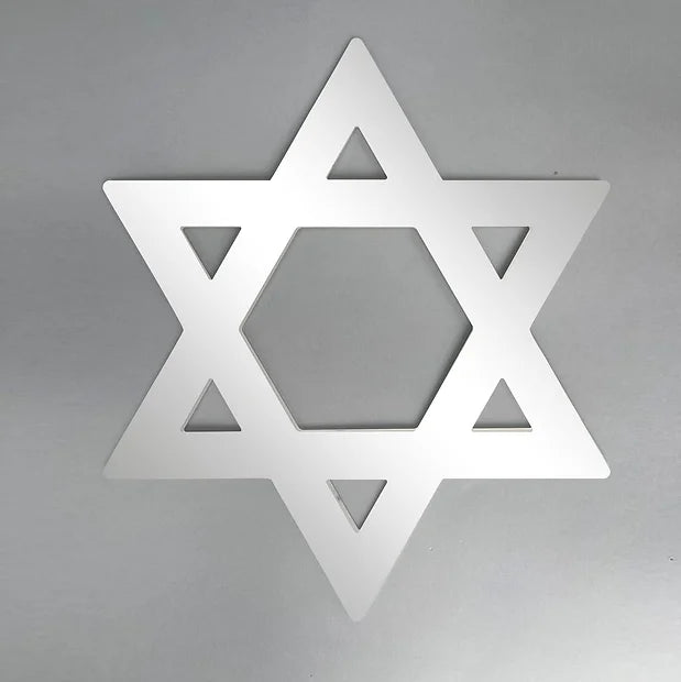 Mirror The Star of David Clock/Wall Decor