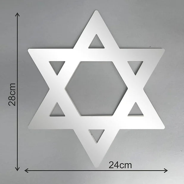 Mirror The Star of David Clock/Wall Decor