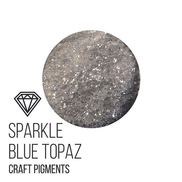 Craft pigment,  Sparkle Blue Topaz