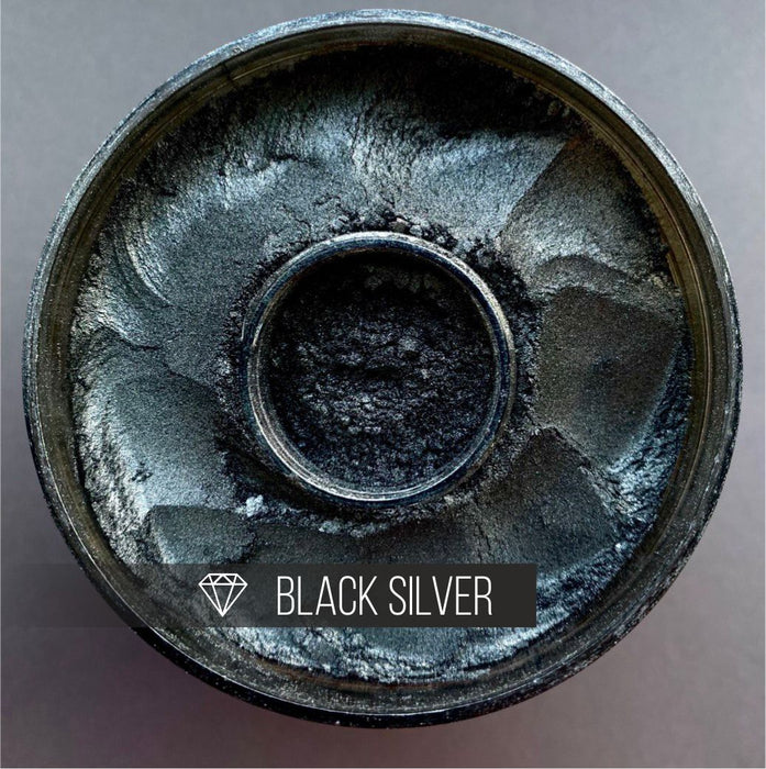 Bastelpigment, Schwarz-Silber