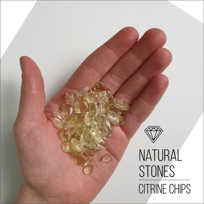 Citrine, natural stones, 5-7mm / 30gr.