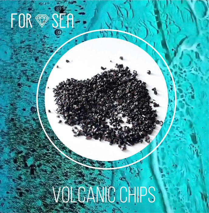 Volcanic chips, 200gr (for under sea coral reef imitation)