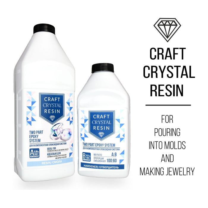 Jewelry epoxy transparent resin Craft Crystal Resin 1,275kg