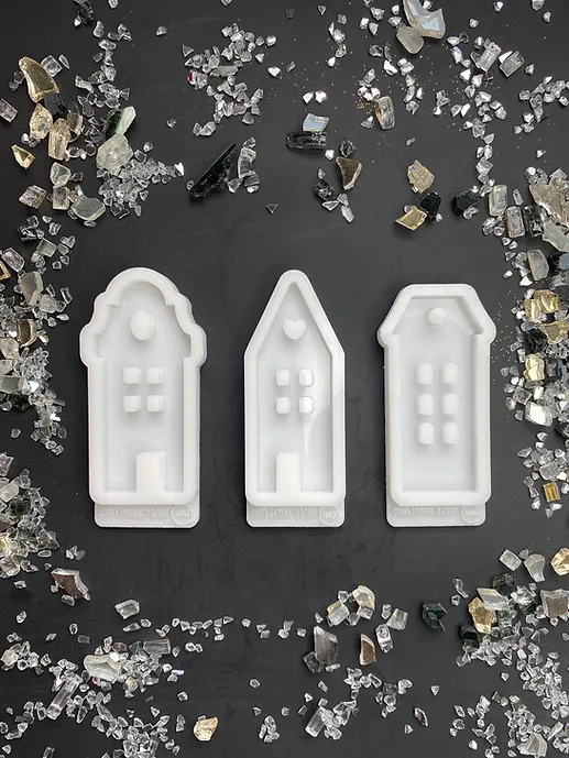 Set of 3 molds "Dutch Houses" (№294)