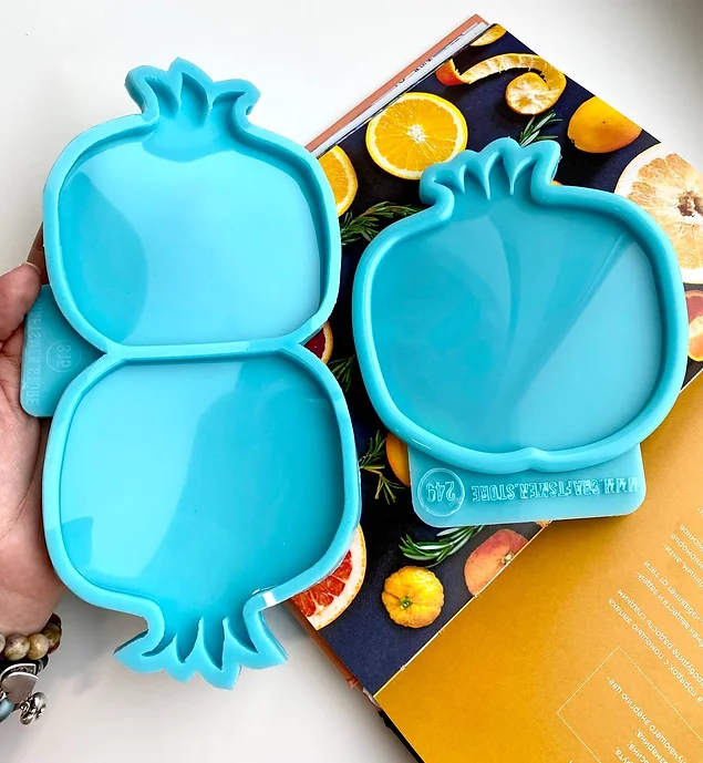 Model №315 Silicone mold Napkin holder, "Pomegranate", 24*11,5cm