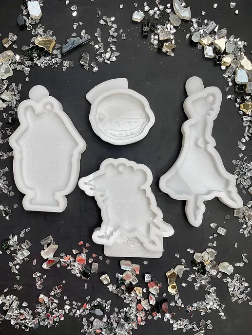 Set of 4 molds "Nutcracker" (№281; №282; №297; №298)