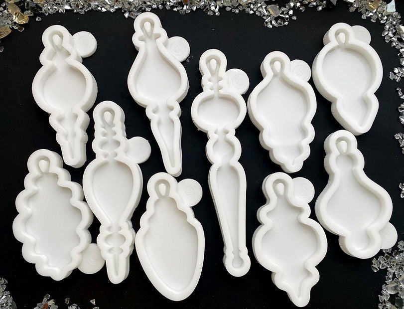 Set of 10 molds "Retro Xmas toys"